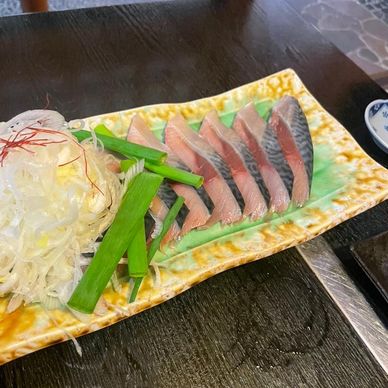 鯖しゃぶ(漁師小屋「麦穂」 （ムギホ）)