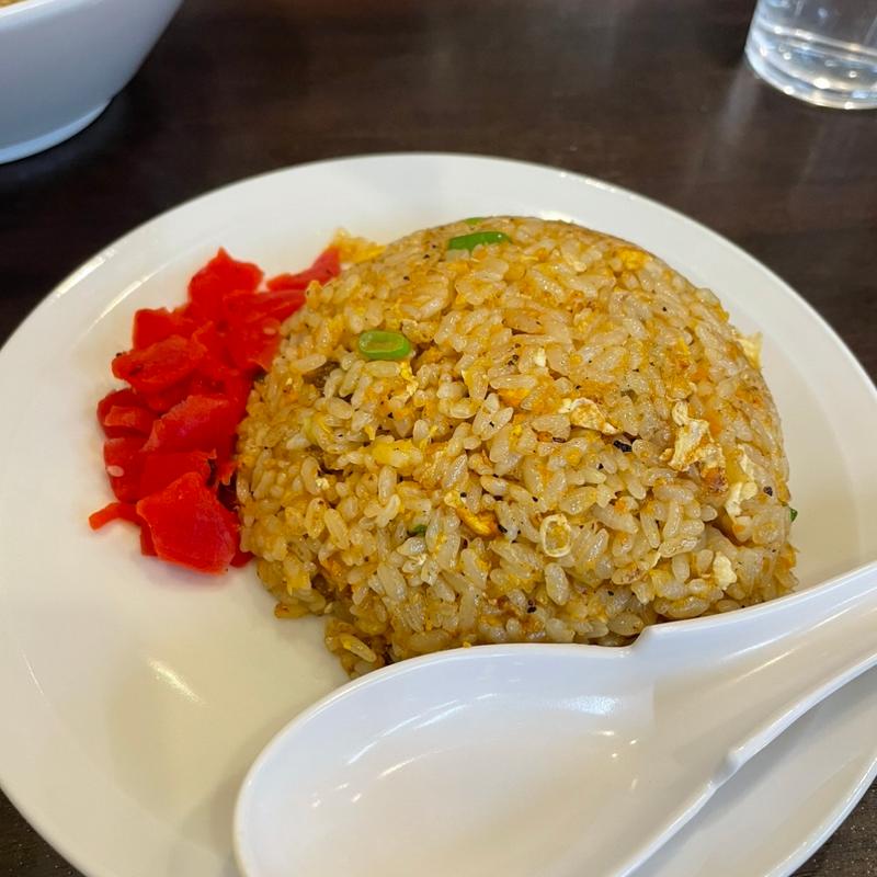 半分やきめしセット(博多長浜ラーメン 風び(風靡) 原本店)