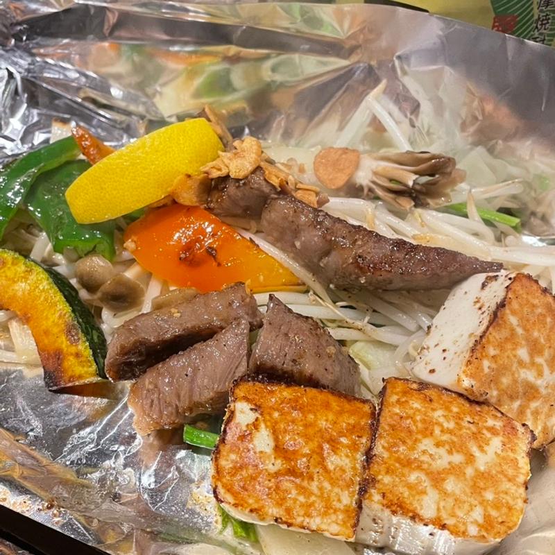 黒毛和牛コロコロ焼き(おこのみ鉄板焼 竹蔵)