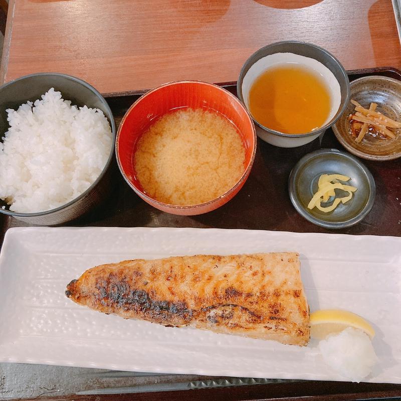 鮭はらす焼き定食(炙りの幸 豊洲店)