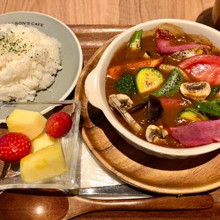 野菜カレーセット(SEASON‘S CAFE Fruits ＆ Salad)