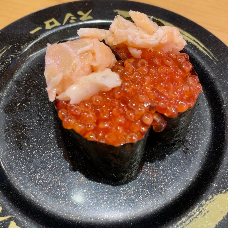 とろサーモン·紅鮭いくらてんこ盛り(スシロー 八千代高津店)