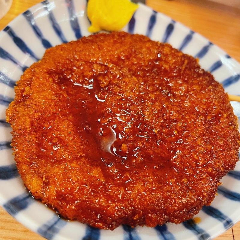 レバカツ(立呑み 晩杯屋 天王寺店)