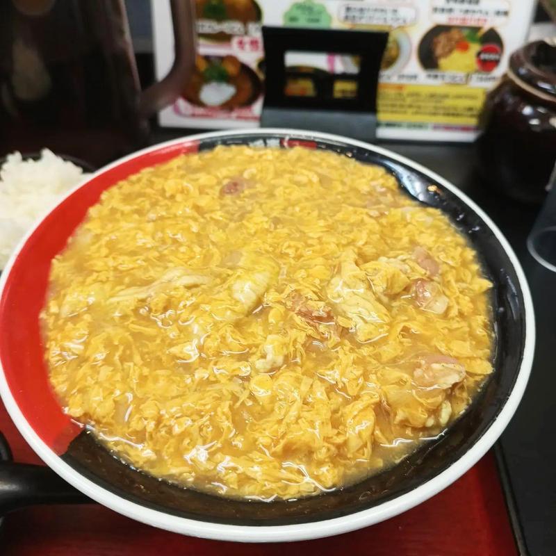 親子あんかけ玉子うどん(極楽うどん　TKU （ティーケーユー）)