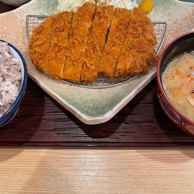 特上リブロース定食 300g(かつ敏 東大宮店)