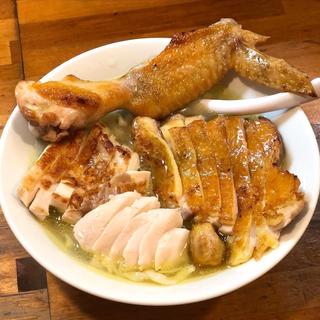 地鶏チャーシュー地鶏塩 黒さつま鶏三昧(極汁美麺 umami)