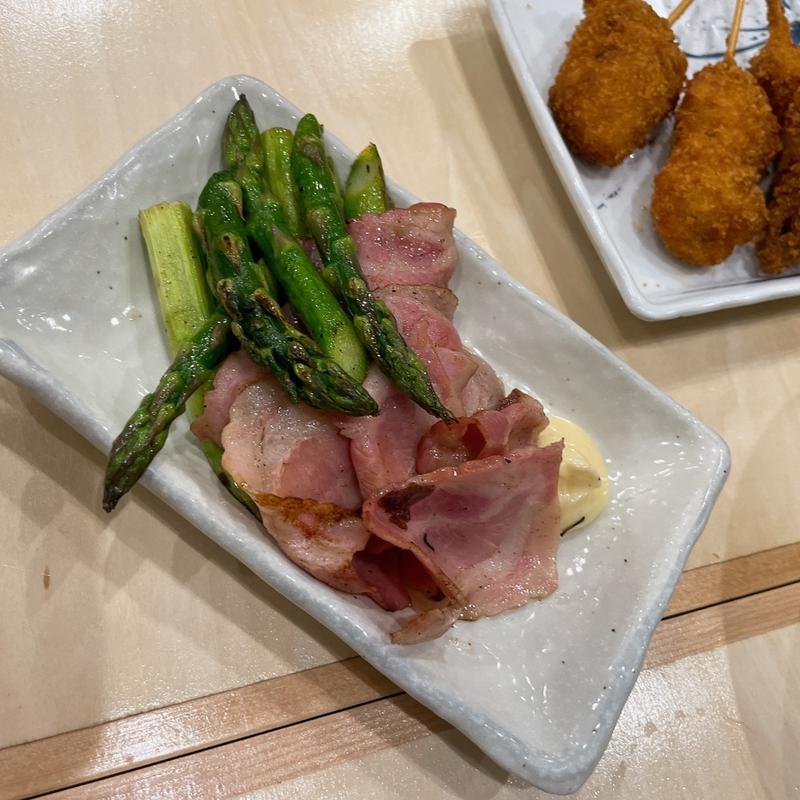 アスパラベーコン(呑処 はせがわ)