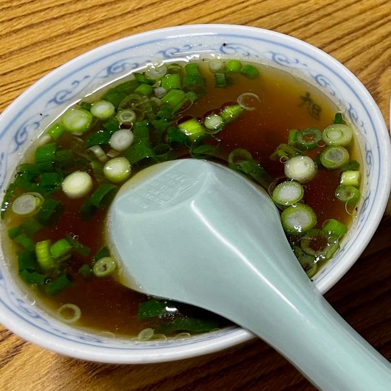ネギスープ(中華料理 旭亭)