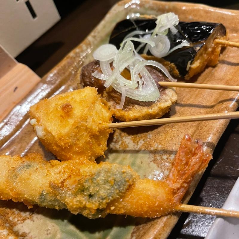 串揚げ盛り合わせ(串屋)