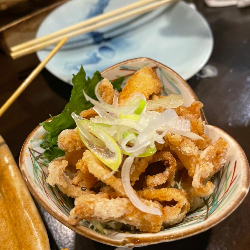 鶏皮パリパリ(串屋)