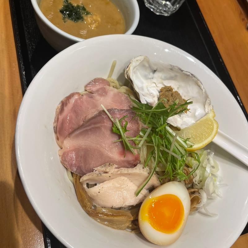 牡蠣つけそば(麺屋貝原)