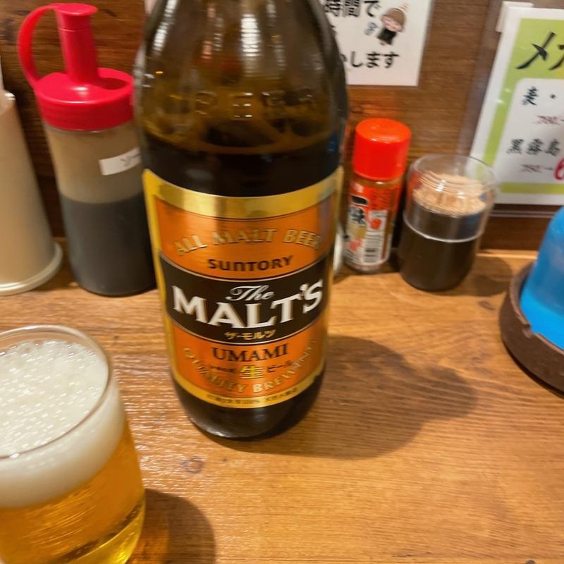 ビール大びん(立呑み処 七津屋 大阪駅前第２ビル店)