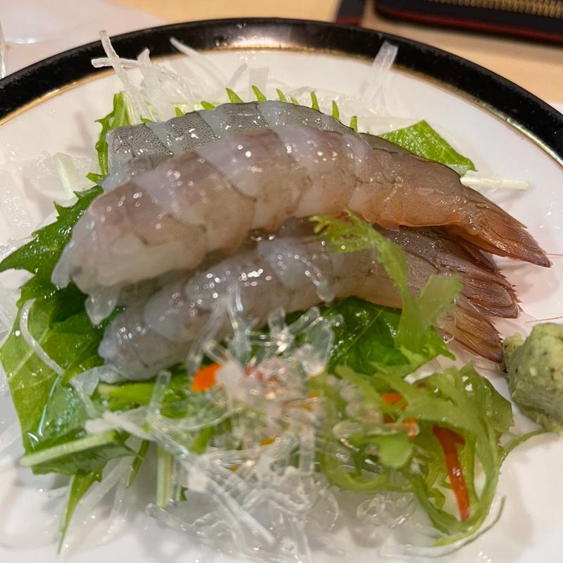 地海老の造り(司 )