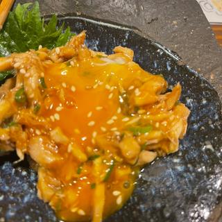蒸し鶏ユッケ(ワサビ （wasabi）)