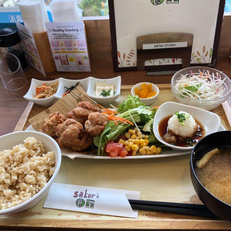 自家製唐揚げ定食(sakura食堂　オリナス店)