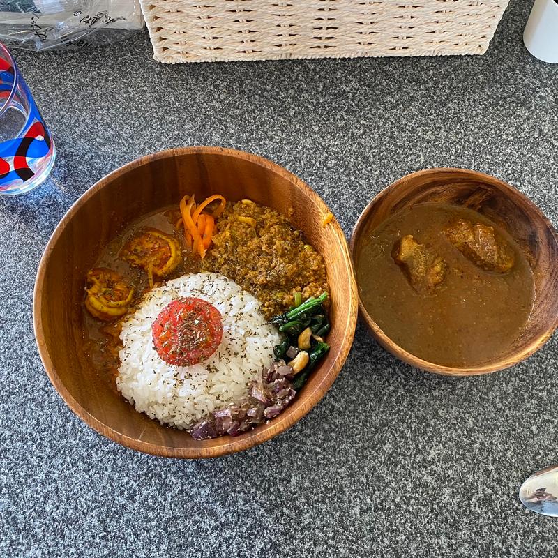 3種あいがけ(マサラガーデンMasala garden)