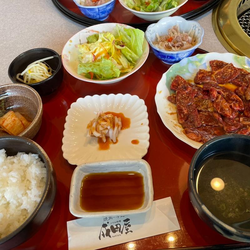 焼肉定食肉大盛り(成田屋 苦楽園店)