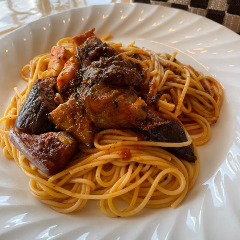 パスタセット　ナスのボローニア(ＰＩＮＯＣＣＨＩＯ（ピノッキオ）)