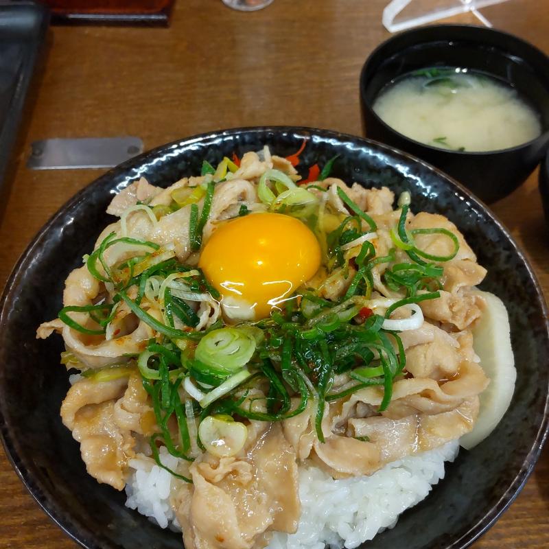 ネギすた丼(伝説のすた丼屋 明大前店)