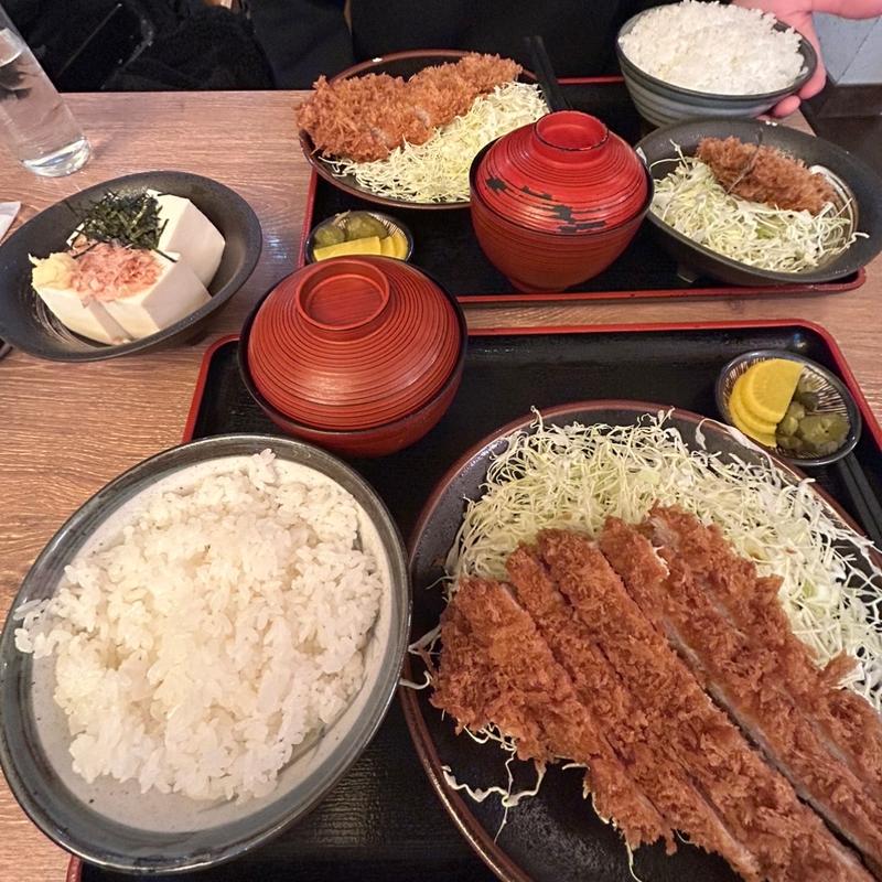 チキンカツ定食(とんかつ麻釉)