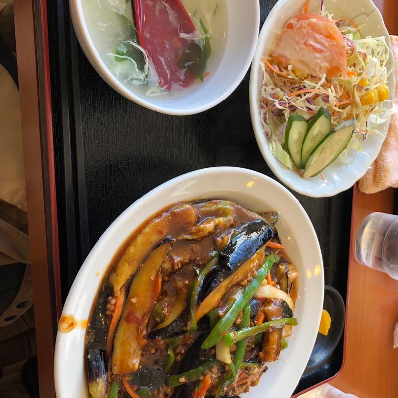 麻婆茄子飯(楽蜀)