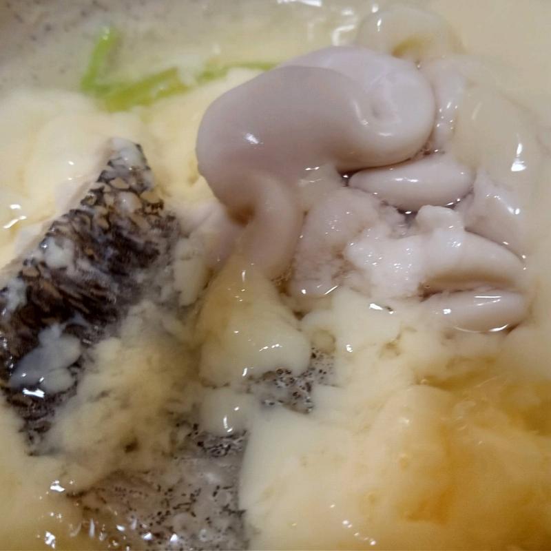 白子と鯛の茶碗蒸し(なかや旅館 )