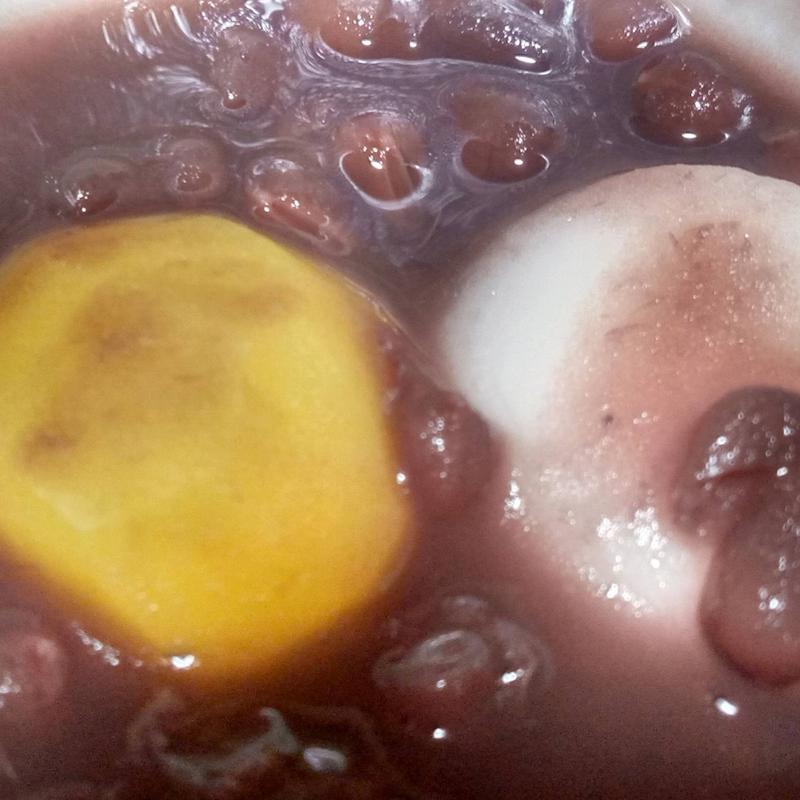 デザート、栗ぜんざい(なかや旅館 )