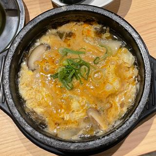 名物石焼まるよしスープ(焼肉ホルモンまるよし精肉店 新福島店)