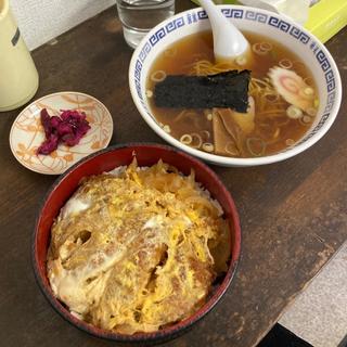 カツ丼+ミニラーメン(中華百草 )