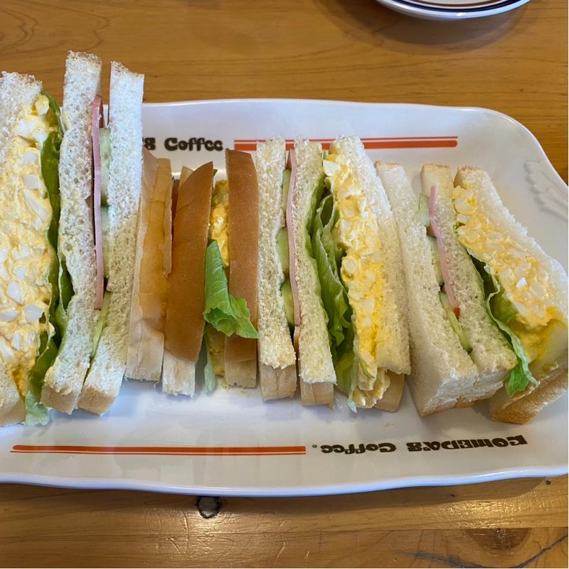 ミックスサンド(コメダ珈琲店 松山道後店)