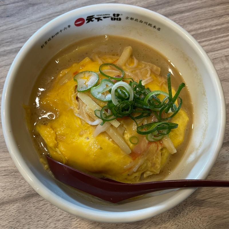 こってり天津飯(天下一品 25号線八尾店)