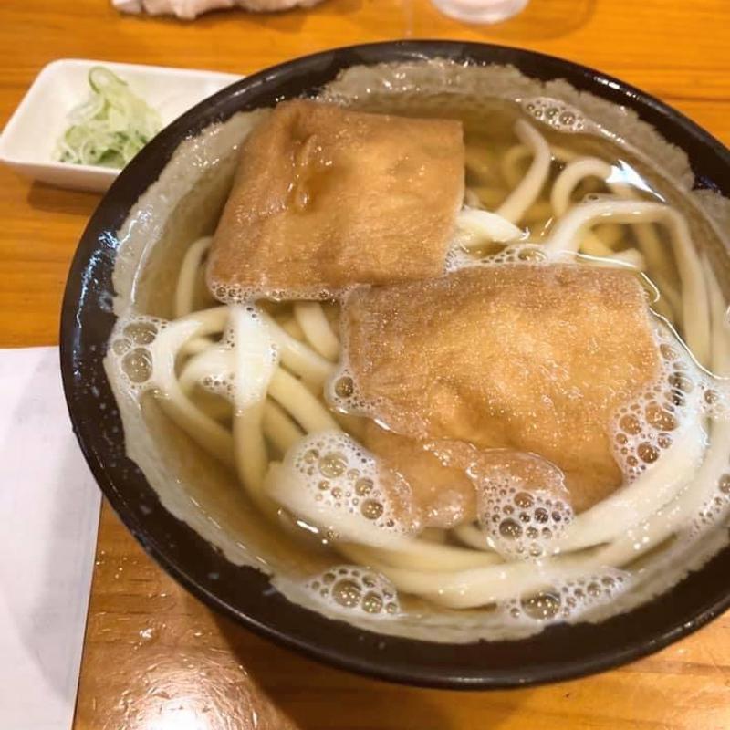 かけ きつねトッピング(上を向いて)