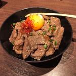 牛ヒレのステーキ丼(忍家 いわき泉店)