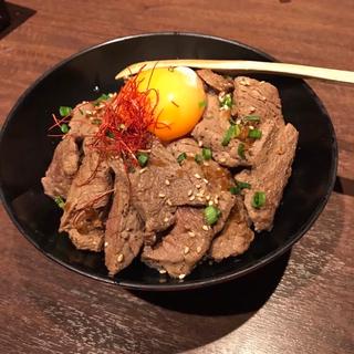 牛ヒレのステーキ丼(忍家 いわき泉店)