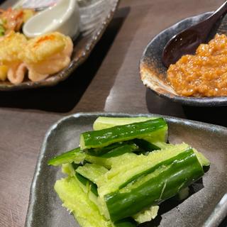 鶏味噌きゅうり(ごちそう村 西明石店)
