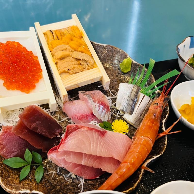ウニイクラ定食(魚屋食堂 カネシチ水産)