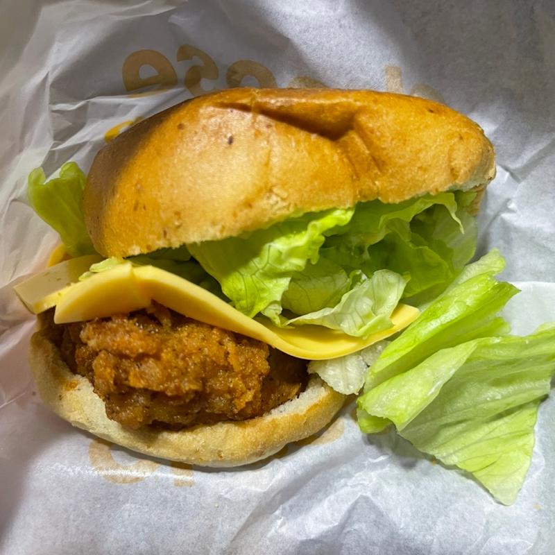 チーズチキンフィレバーガー(ケンタッキーフライドチキン 原町店 )