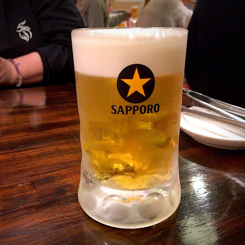 サッポロ生ビール 中(炭小屋 仙台駅東口店 （【旧店名】 仙台ホルモン　）)