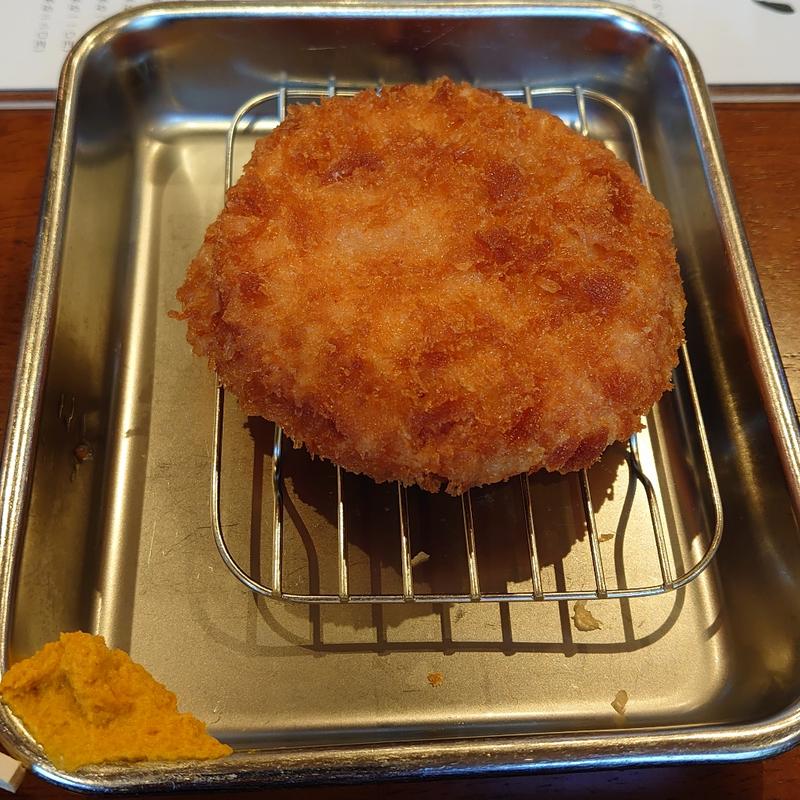 ハムカツ(大衆酒場こいさご)