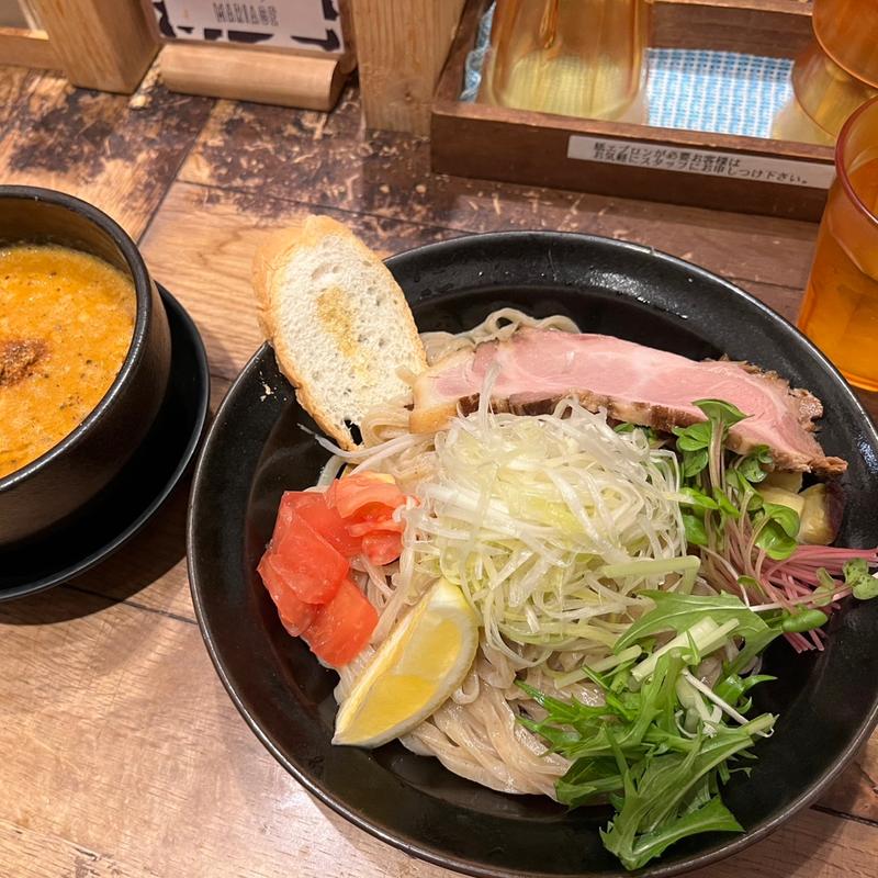 海老つけ麺(海老鶏麺蔵)