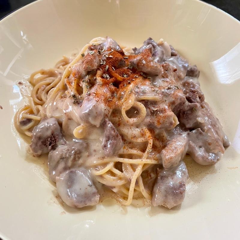 モーカクリームパスタ(ZENBヌードル)(ベルクス 東墨田店)