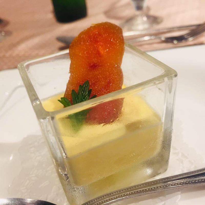 とうもろこしのブランマンジェ(フランス厨房 旬彩 中央駅店 )