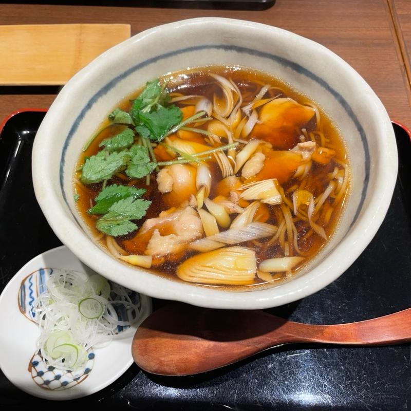 かしわ南蛮蕎麦(雄蕎庵 いせき)