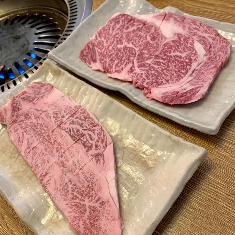 和牛上ロース、和牛ロース(牛若丸)