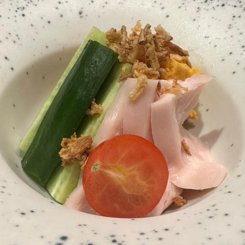 自家製スモークとインカの目覚めポテトサラダ(木鶏 心斎橋店)