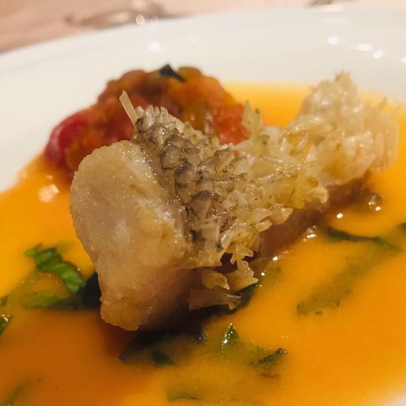 甘鯛の松笠仕立てのフリチュール(フランス厨房 旬彩 中央駅店 )