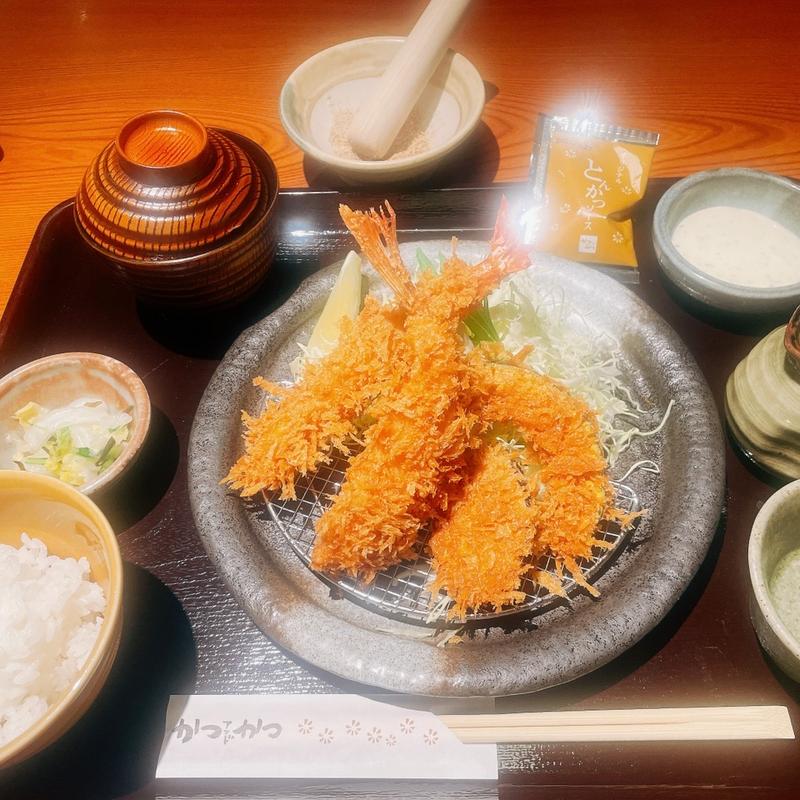 冬の海鮮かつ野菜膳(かつアンドかつ小野原店)