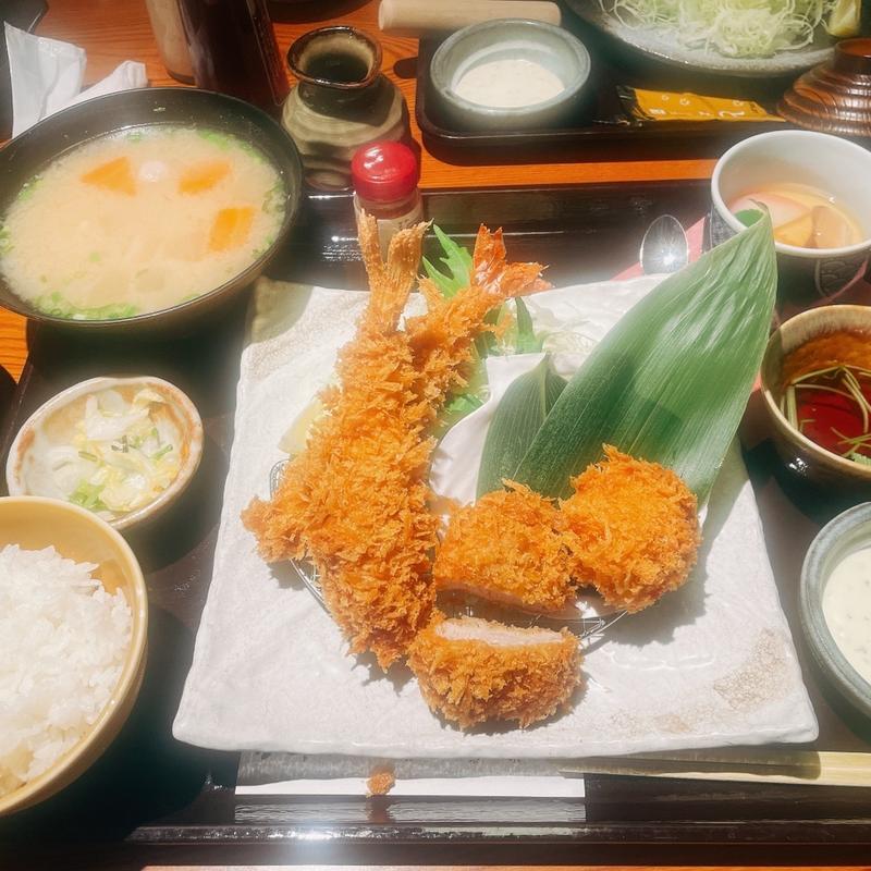 冬の盛り合わせ御膳(かつアンドかつ小野原店)