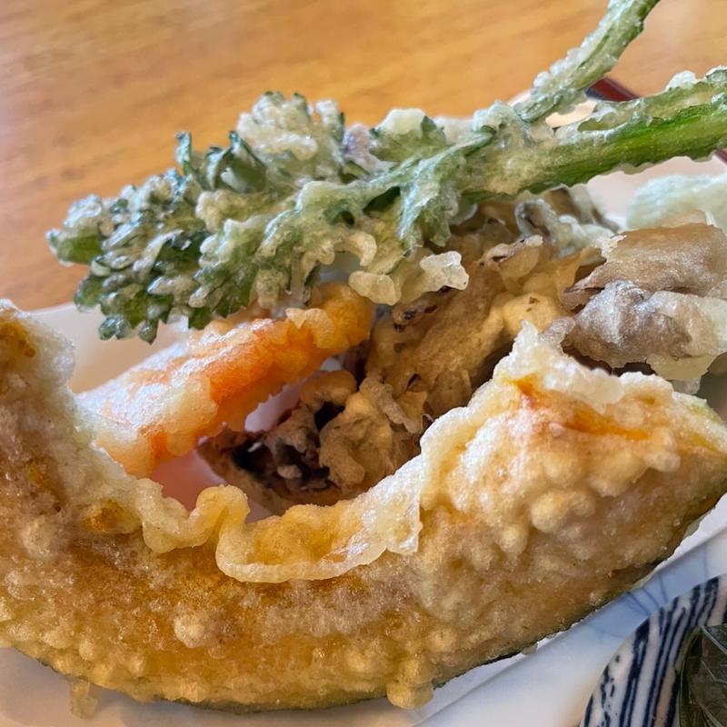 季節の天ぷら(秩父市のこだわりの手打そば 石橋庵)