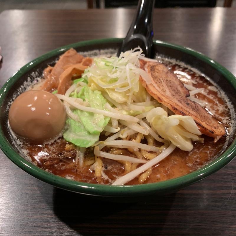 黒味噌ラーメン(めんや 蔵)